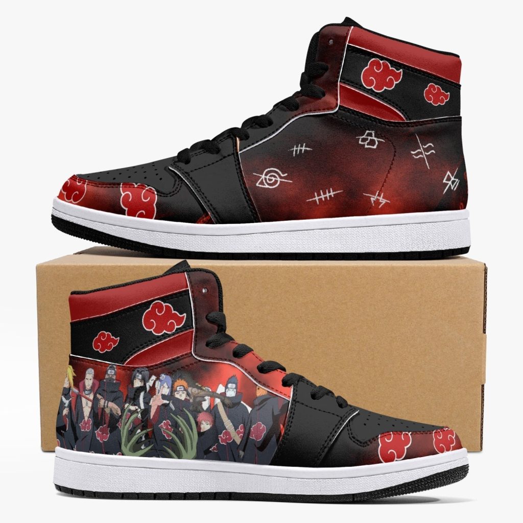 akatsuki members naruto j force shoes - Anime Shoes World