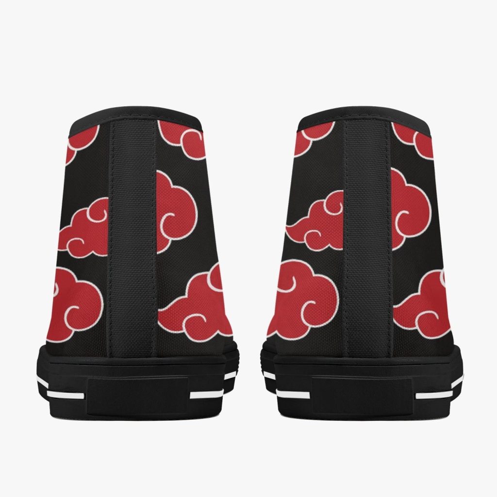 akatsuki naruto classic high top canvas shoes 11 - Anime Shoes World