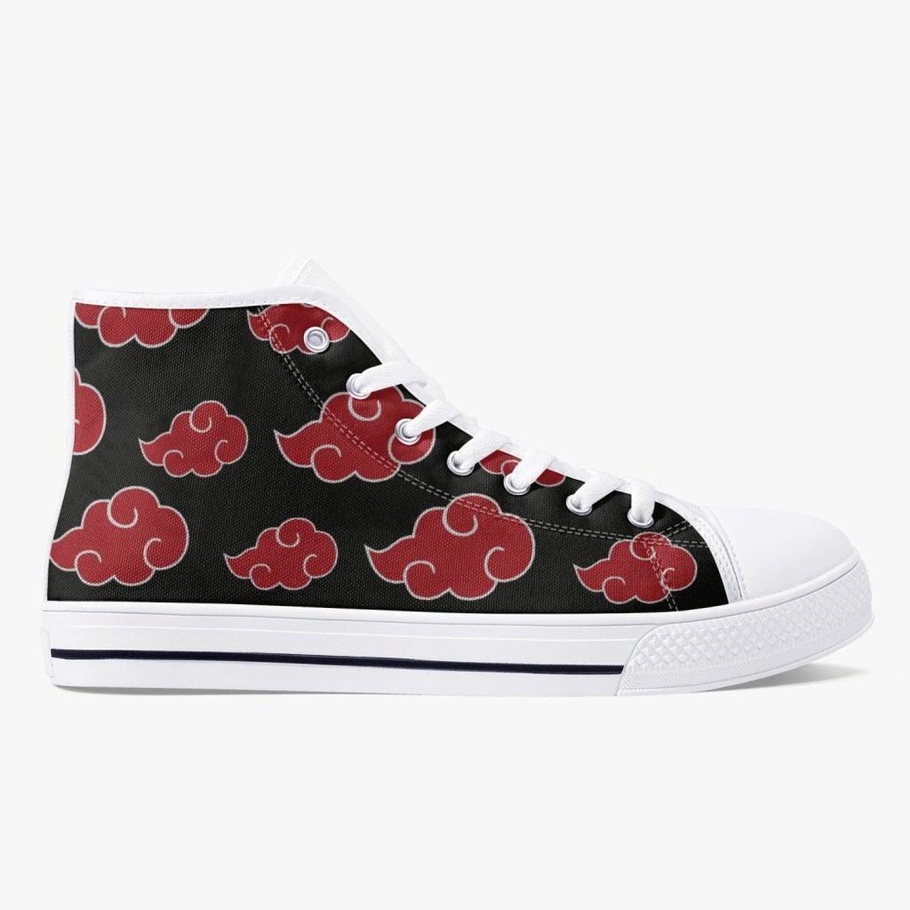 akatsuki naruto classic high top canvas shoes 13 - Anime Shoes World