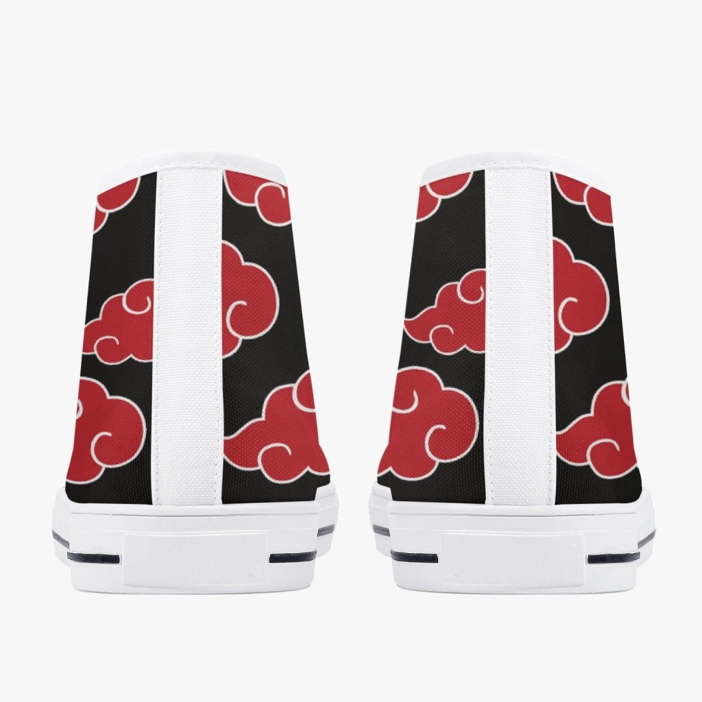 akatsuki naruto classic high top canvas shoes 17 - Anime Shoes World