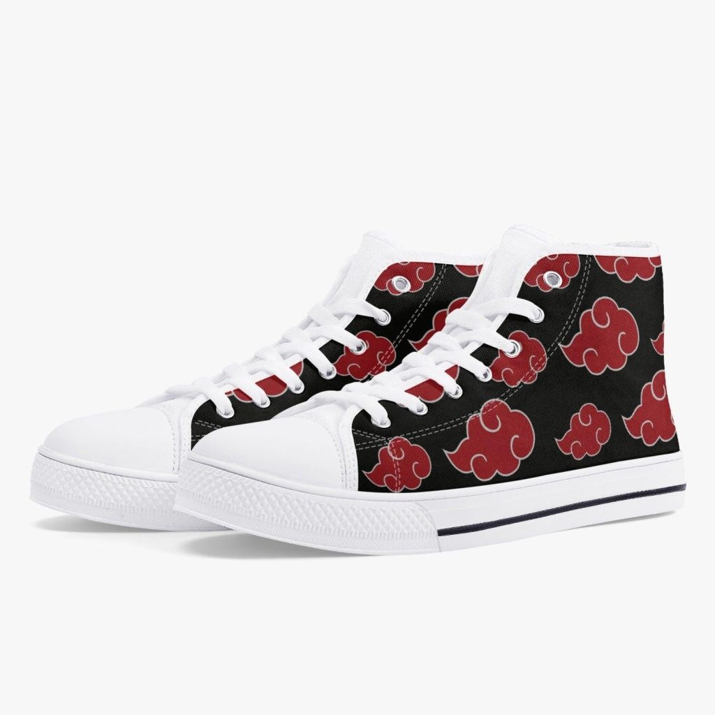 akatsuki naruto classic high top canvas shoes 21 - Anime Shoes World