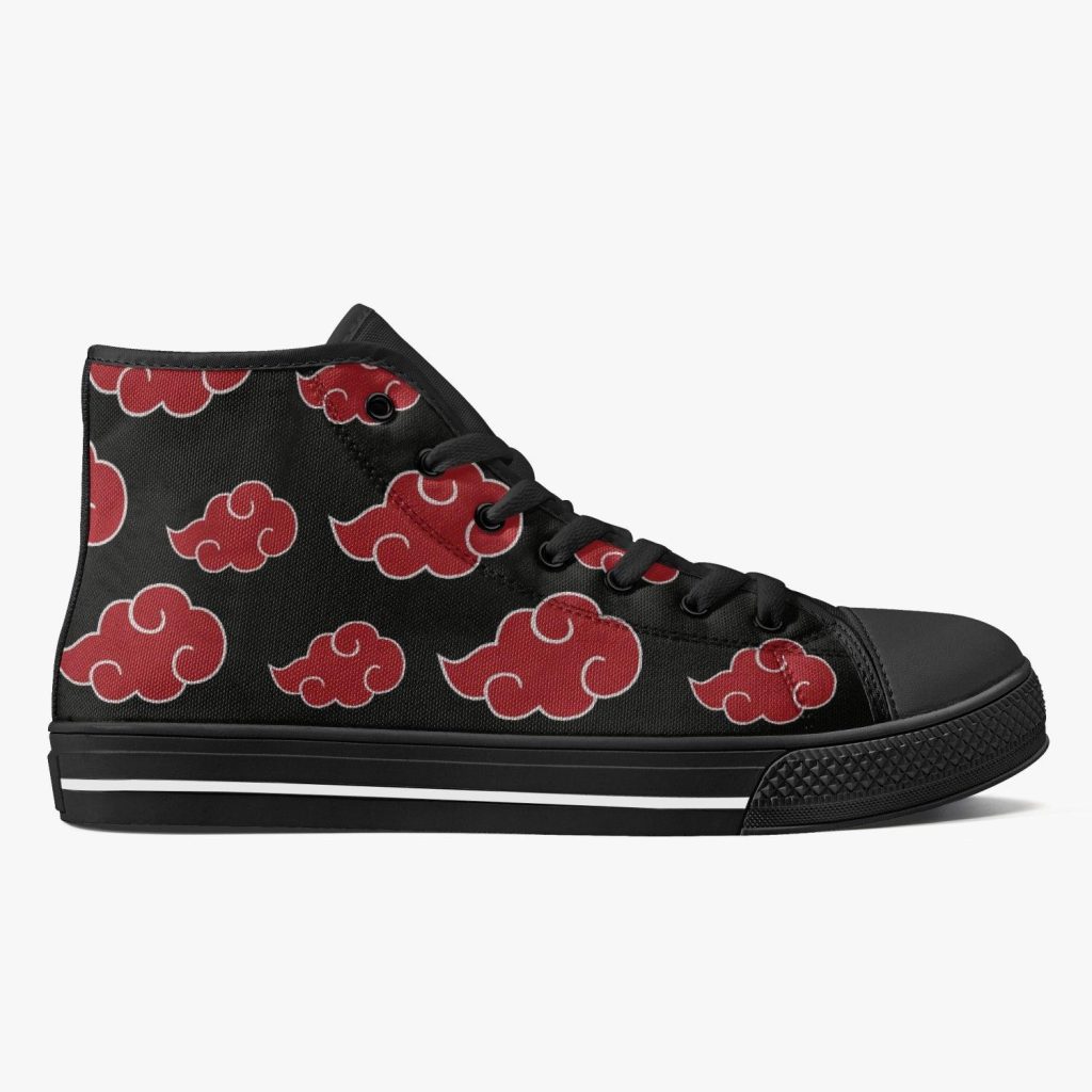 akatsuki naruto classic high top canvas shoes 9 - Anime Shoes World