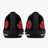 akatsuki naruto classic low top canvas shoes 13 - Anime Shoes World