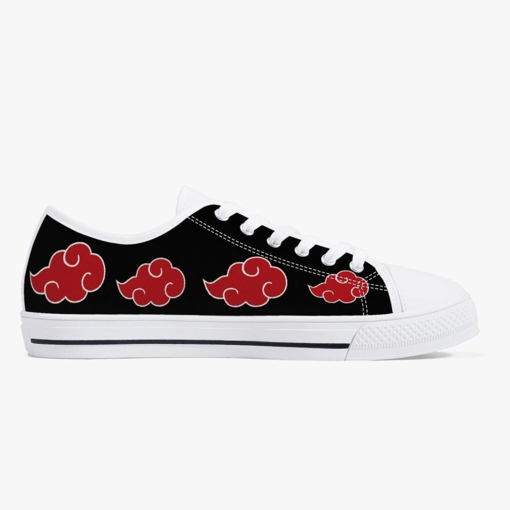 akatsuki naruto classic low top canvas shoes 2 - Anime Shoes World