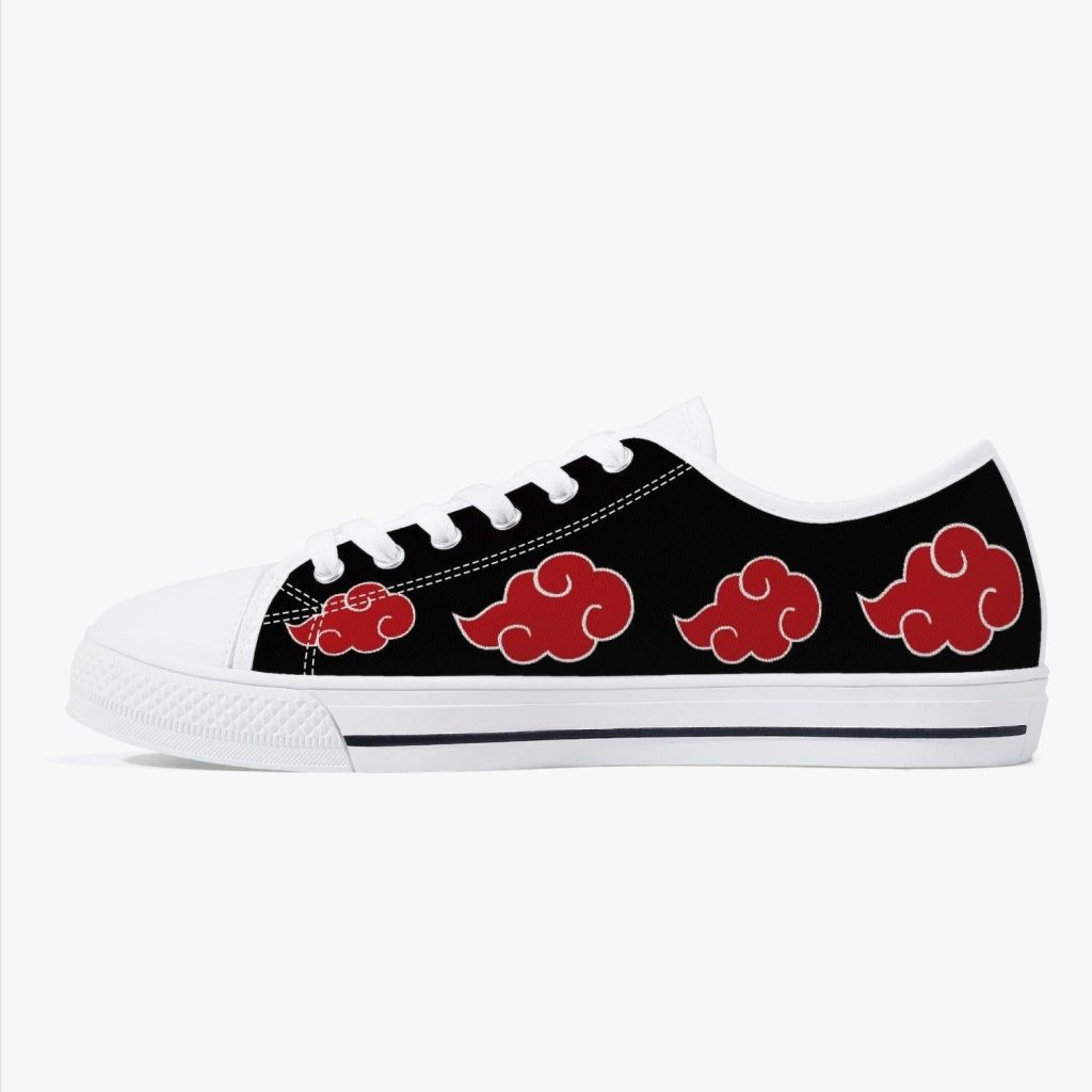 akatsuki naruto classic low top canvas shoes 3 - Anime Shoes World