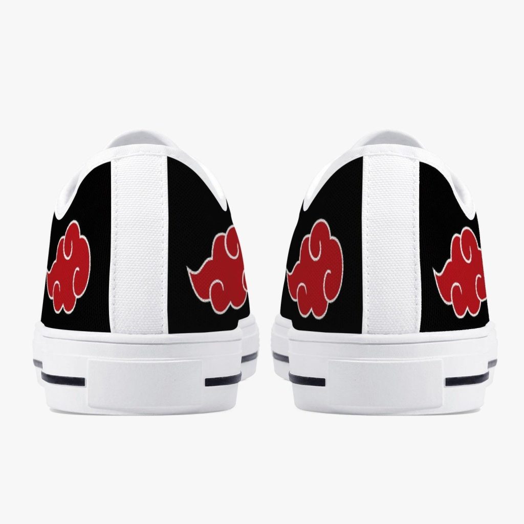 akatsuki naruto classic low top canvas shoes 5 - Anime Shoes World