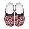 akatsuki naruto clouds custom clogs 2 - Anime Shoes World