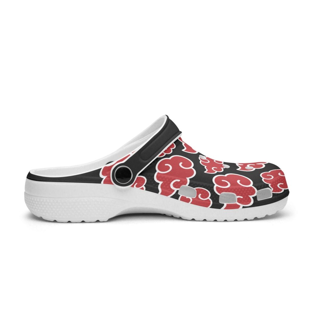 akatsuki naruto clouds custom clogs 6 - Anime Shoes World