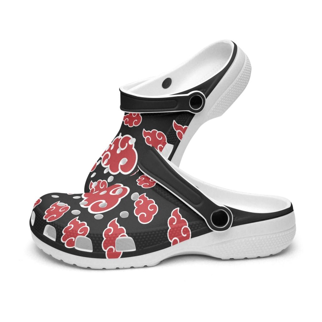 akatsuki naruto custom clogs 4 - Anime Shoes World