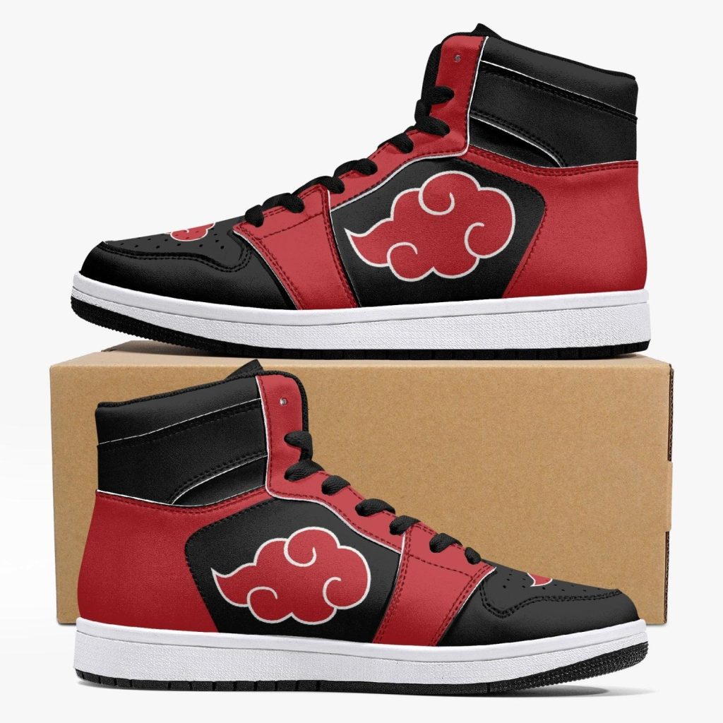 akatsuki naruto custom j force shoes - Anime Shoes World