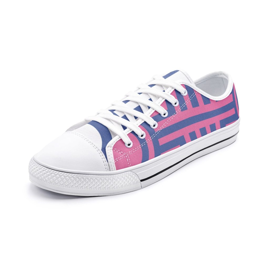 akaza demon slayer classic low top canvas shoes - Anime Shoes World