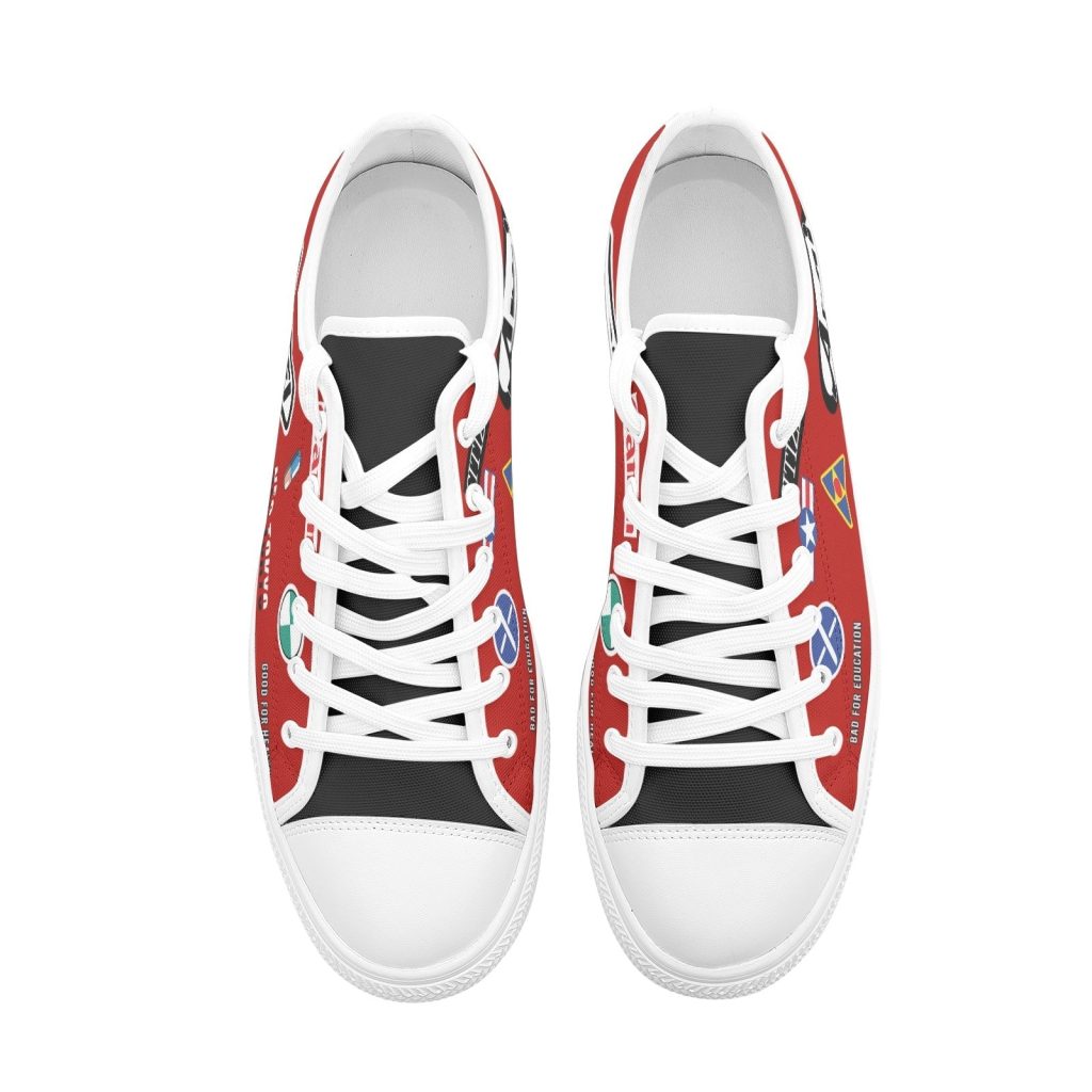 akira kaneda bike classic low top canvas shoes 4 - Anime Shoes World