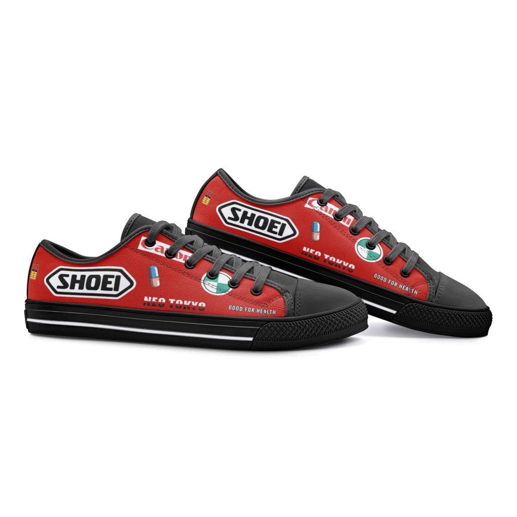 akira kaneda bike classic low top canvas shoes 7 - Anime Shoes World