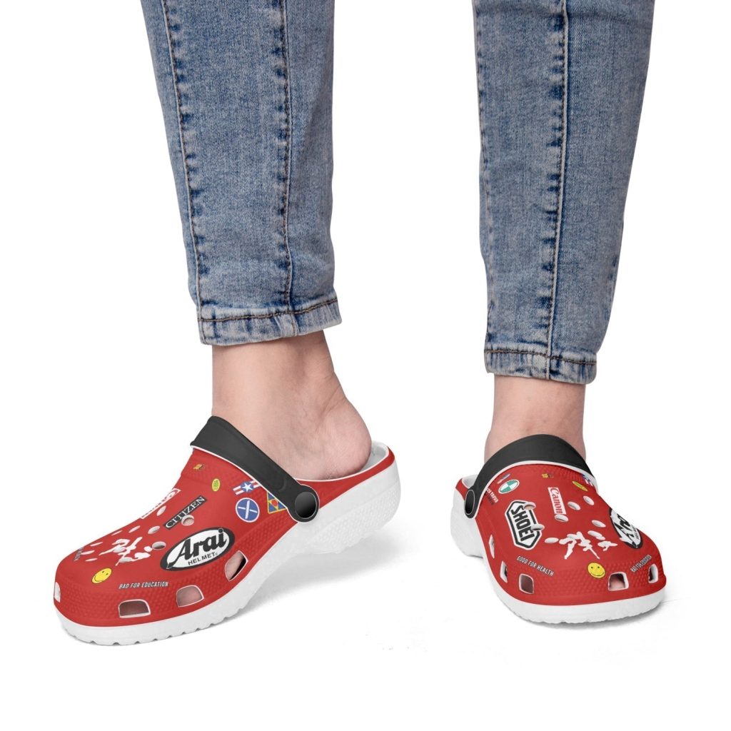 akira kaneda bike custom clogs 3 - Anime Shoes World