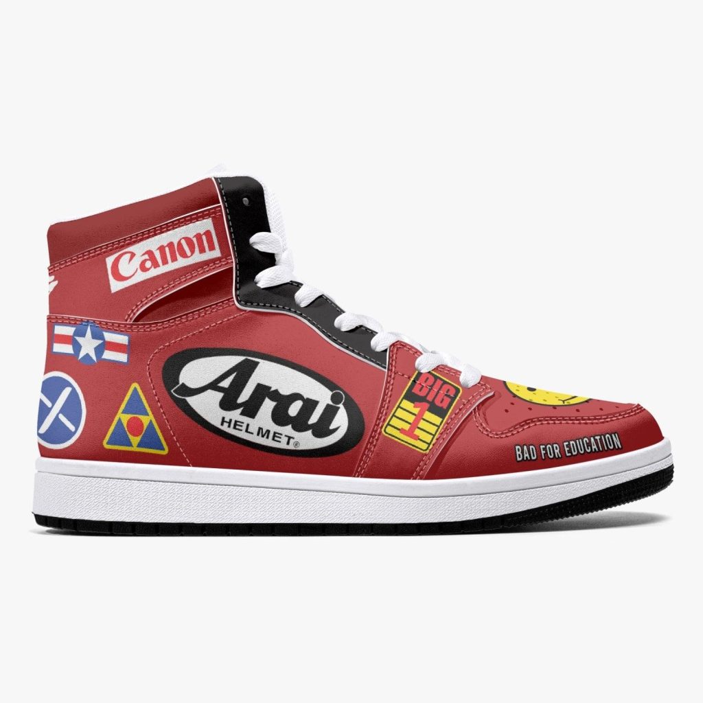 akira kaneda bike decals j force shoes 10 - Anime Shoes World