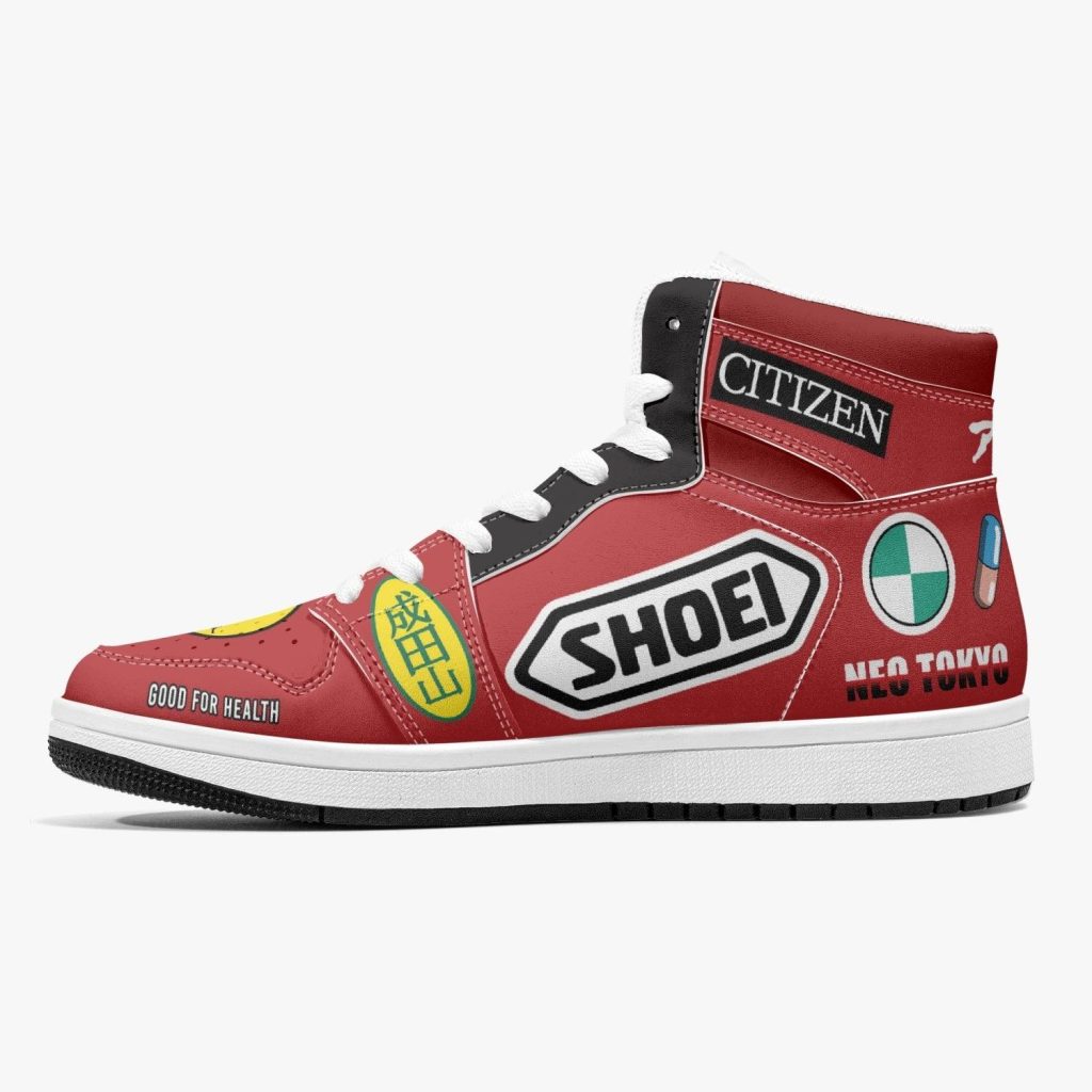 akira kaneda bike decals j force shoes 9 - Anime Shoes World