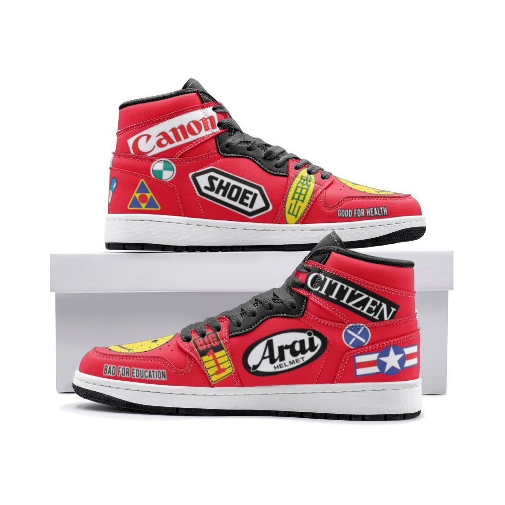 akira kaneda full decals akira jd1 shoes - Anime Shoes World