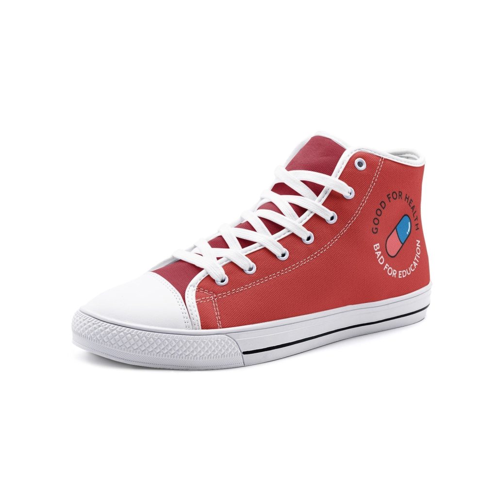 akira kaneda jacket classic high top canvas shoes - Anime Shoes World