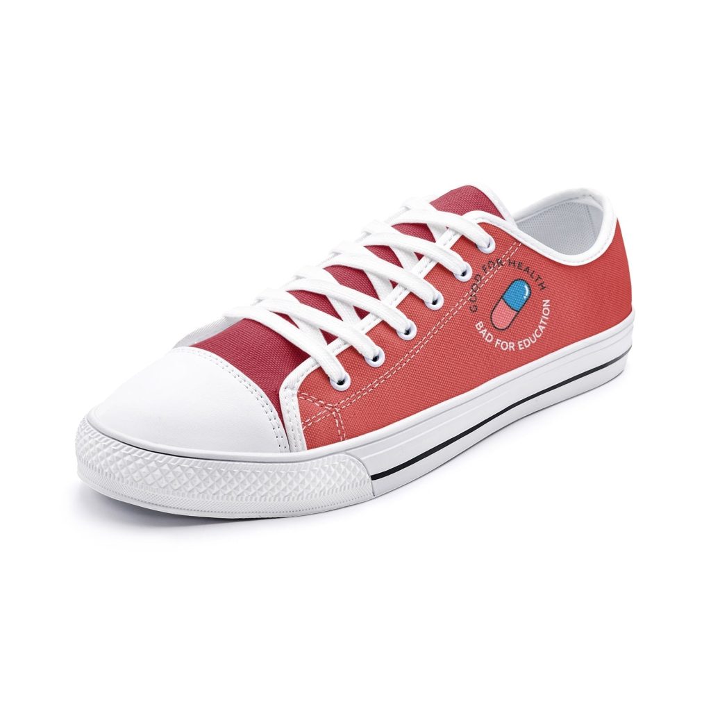 akira kaneda jacket classic low top canvas shoes - Anime Shoes World