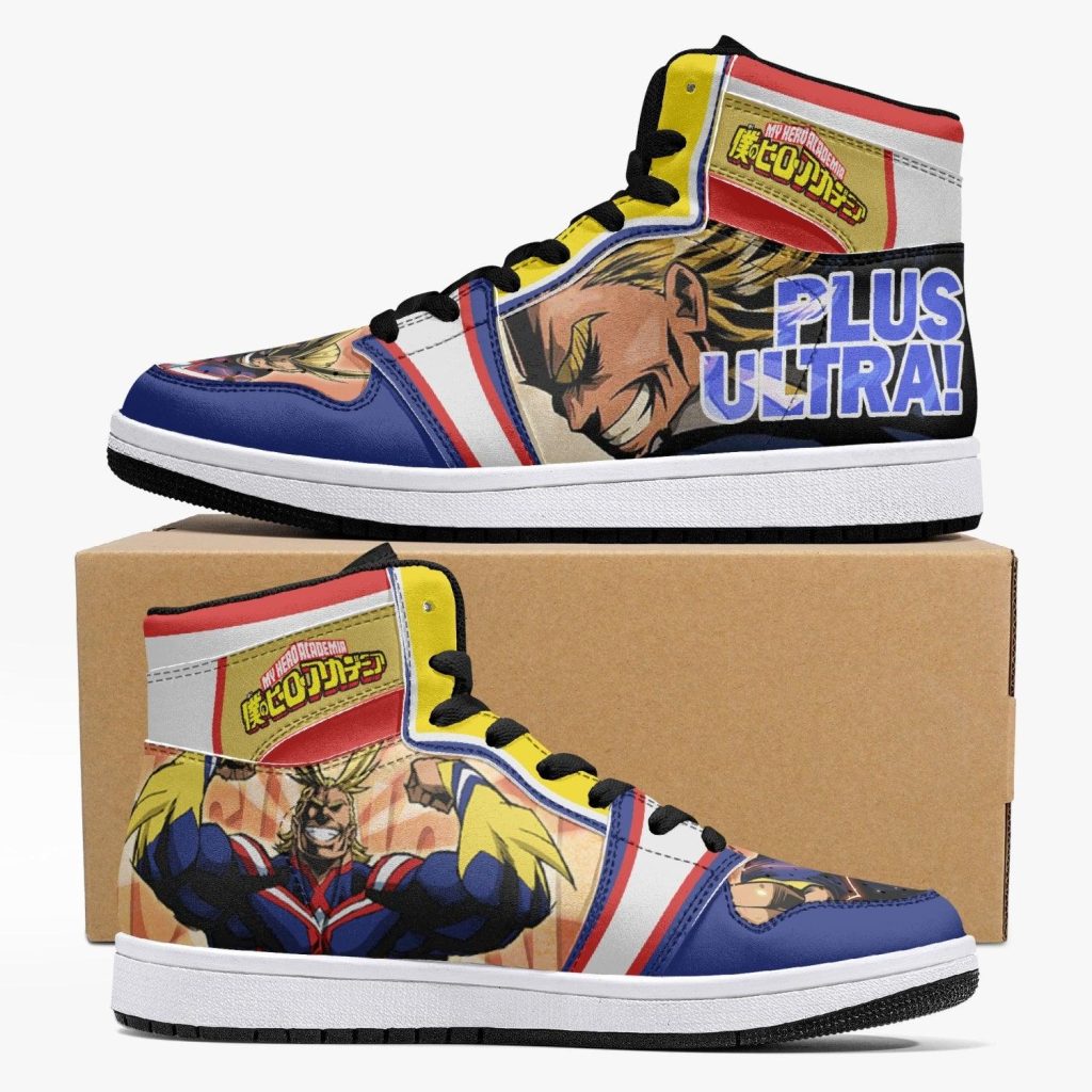 all might plus ultra my hero academia j force shoes - Anime Shoes World