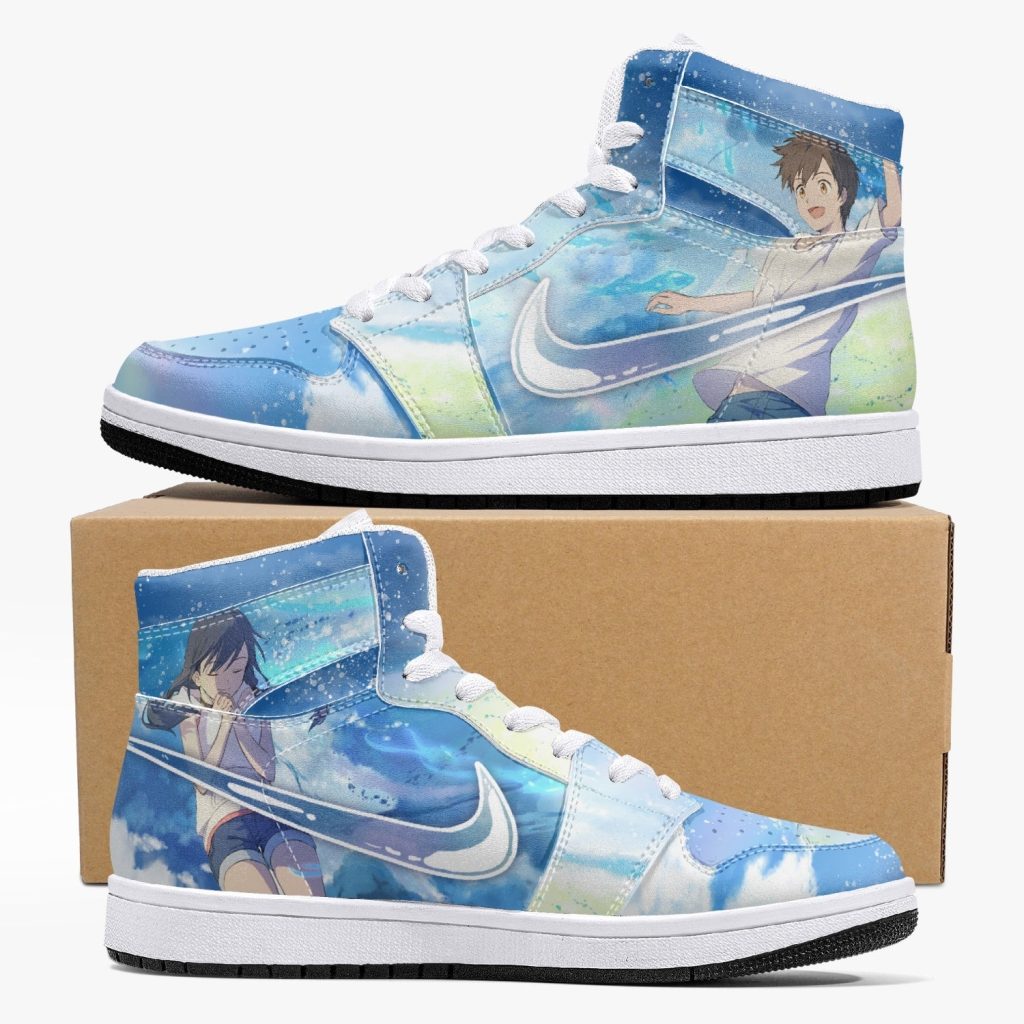 amano hina and morishima hodaka weathering with you j force shoes - Anime Shoes World