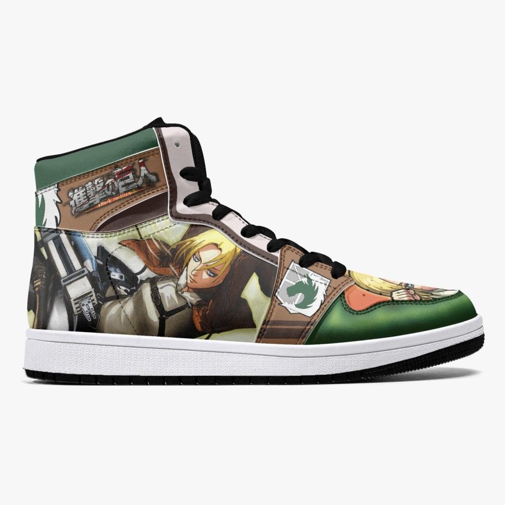 annie leonhart military police attack on titan j force shoes 2 - Anime Shoes World