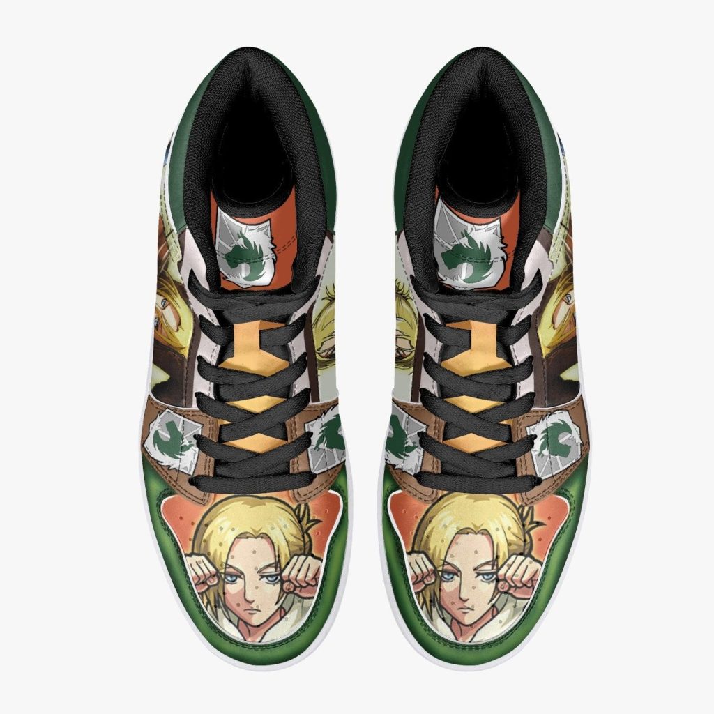 annie leonhart military police attack on titan j force shoes 3 - Anime Shoes World