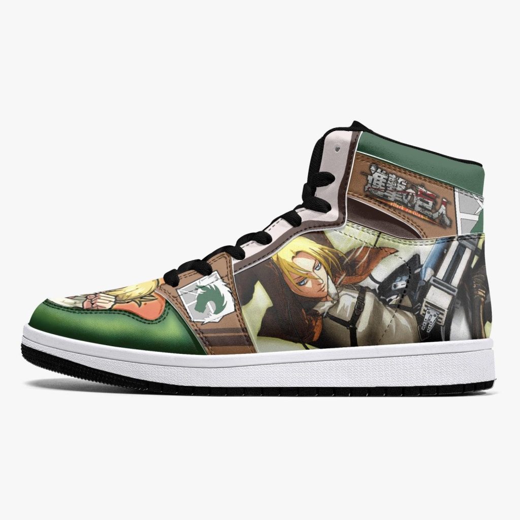 annie leonhart military police attack on titan j force shoes 7 - Anime Shoes World