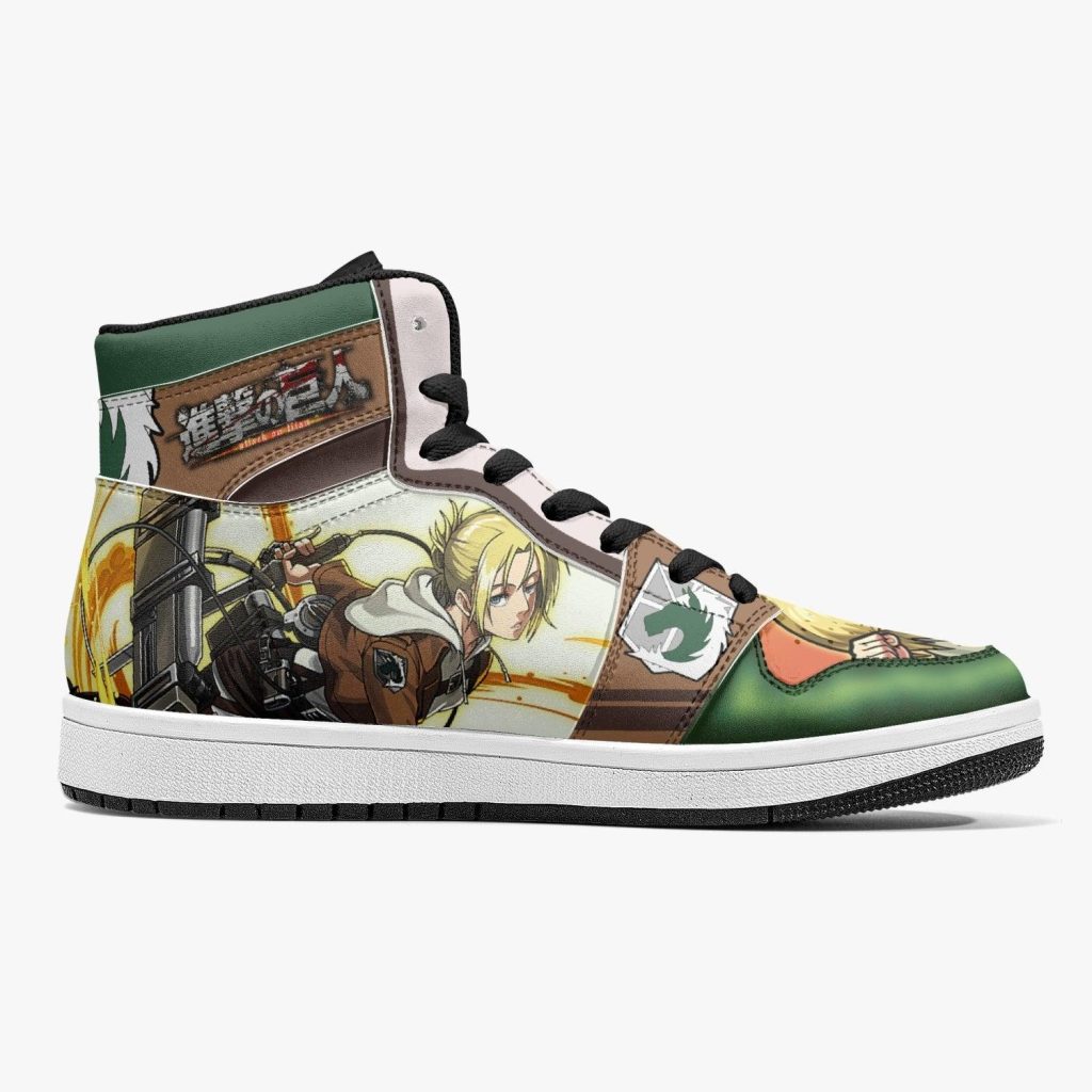 annie leonhart military police attack on titan j force shoes 9 - Anime Shoes World