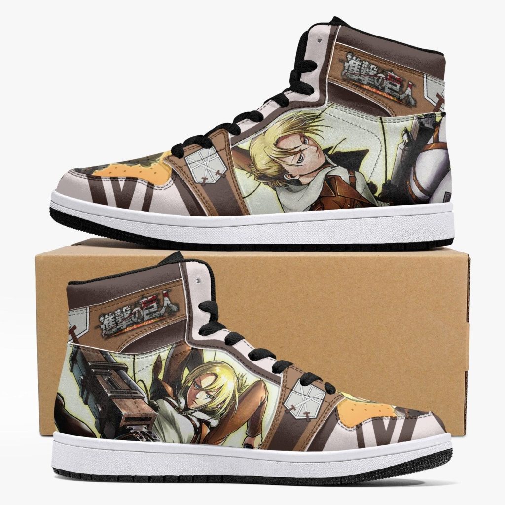 annie leonhart training corps attack on titan j force shoes - Anime Shoes World