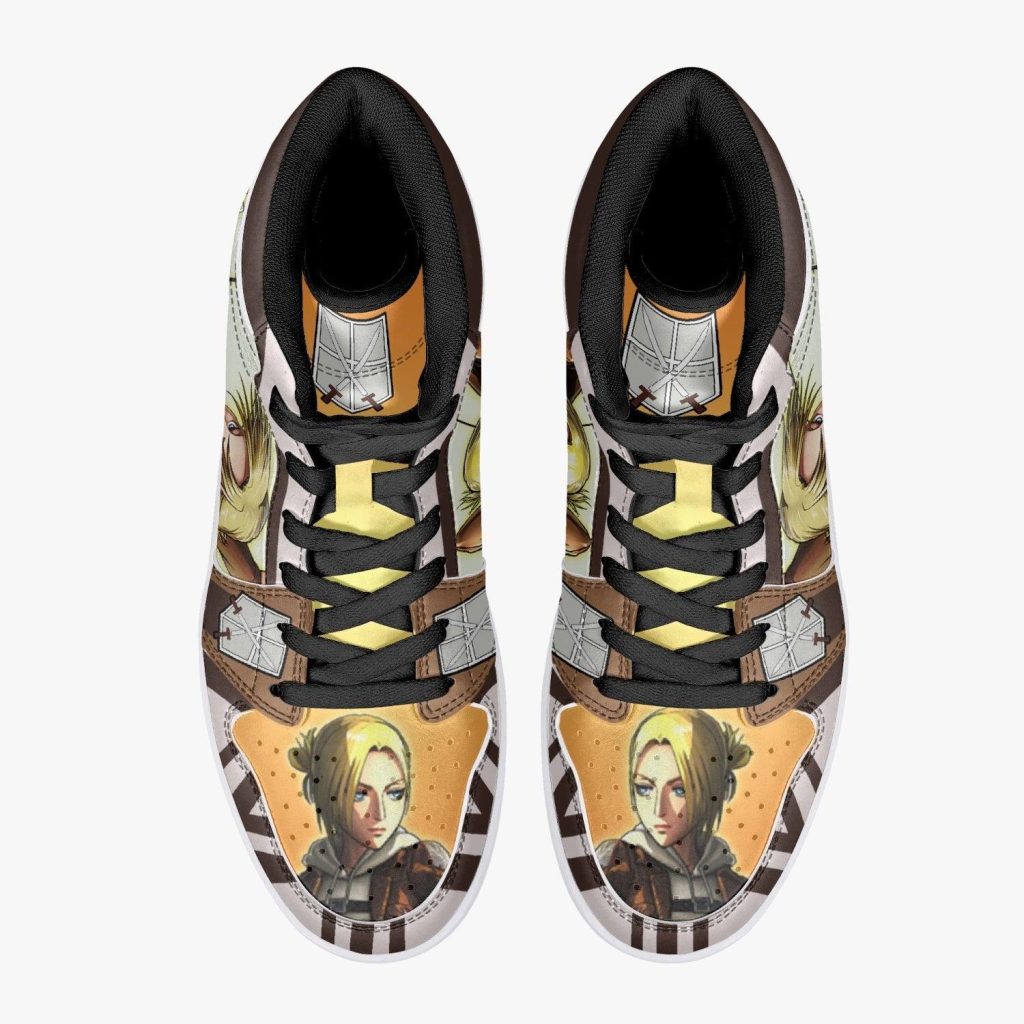 annie leonhart training corps attack on titan j force shoes 5 - Anime Shoes World