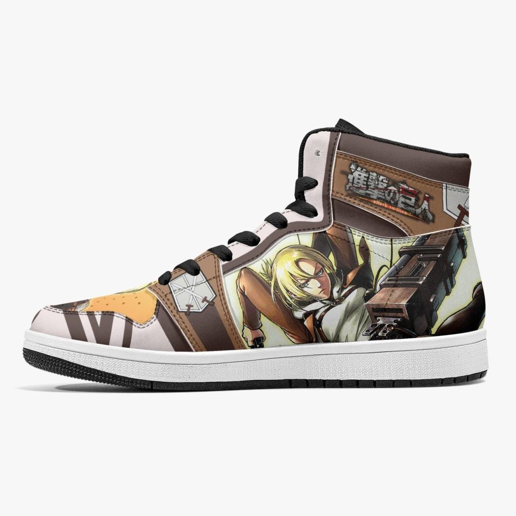 annie leonhart training corps attack on titan j force shoes 9 - Anime Shoes World