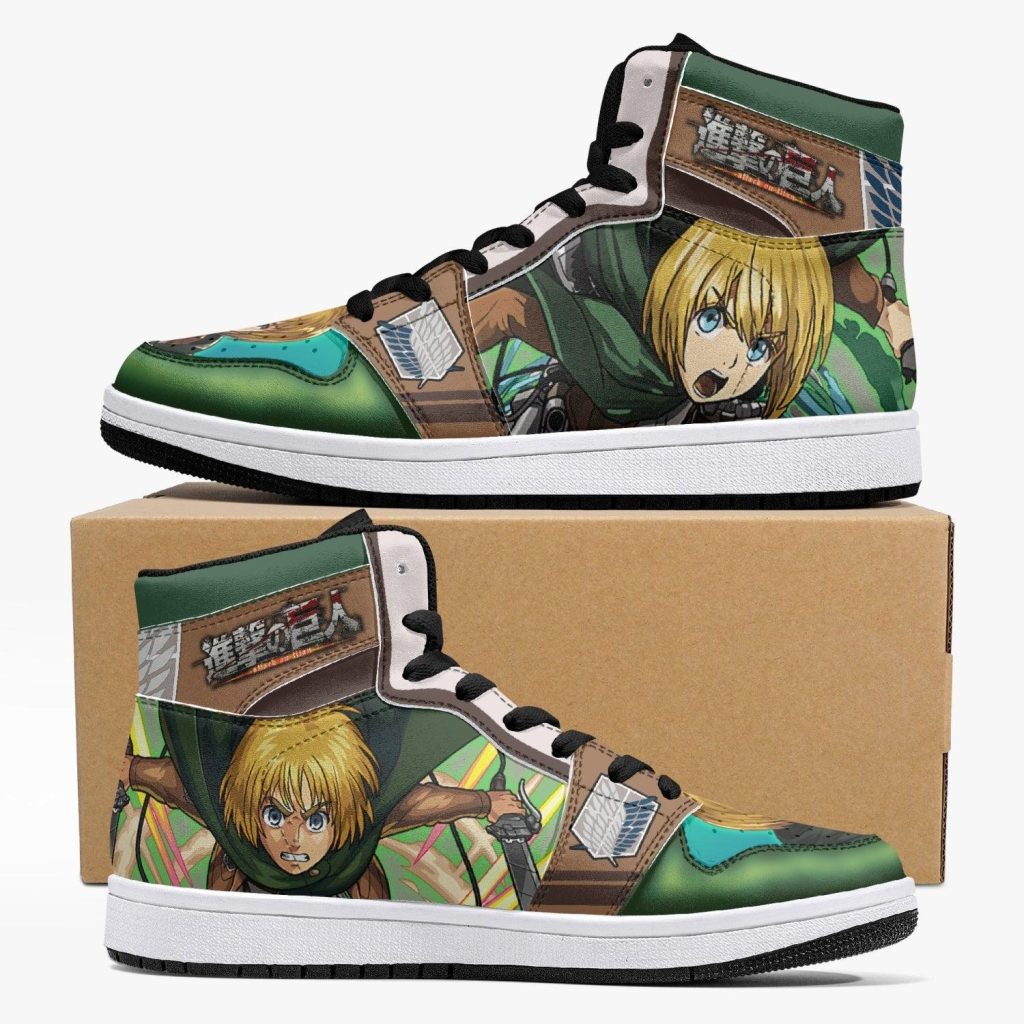 armin arlert survey corps attack on titan j force shoes - Anime Shoes World