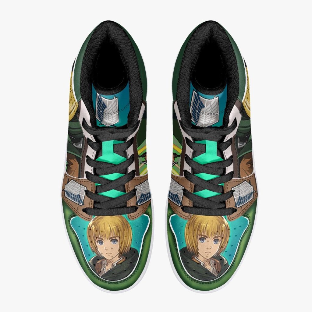 armin arlert survey corps attack on titan j force shoes 3 - Anime Shoes World