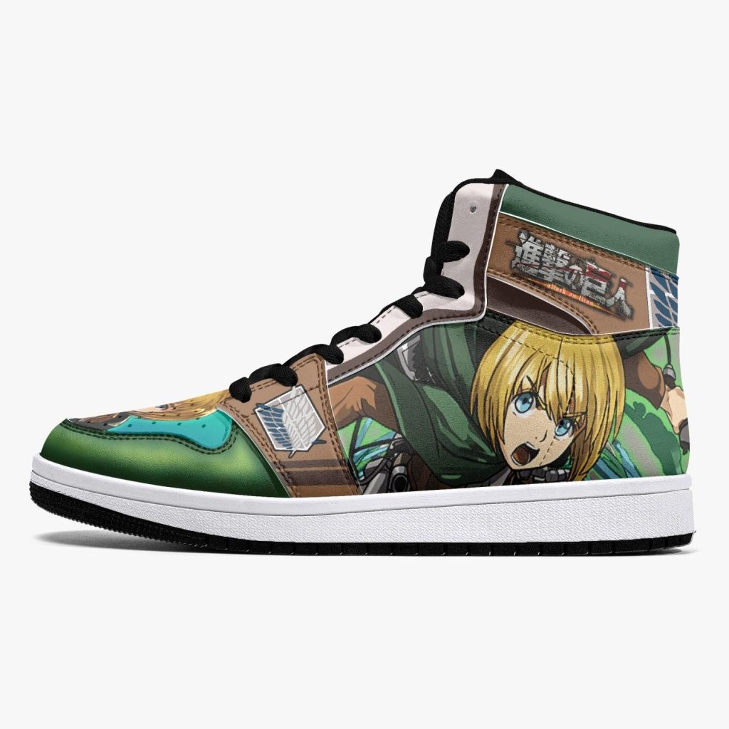 armin arlert survey corps attack on titan j force shoes 7 - Anime Shoes World