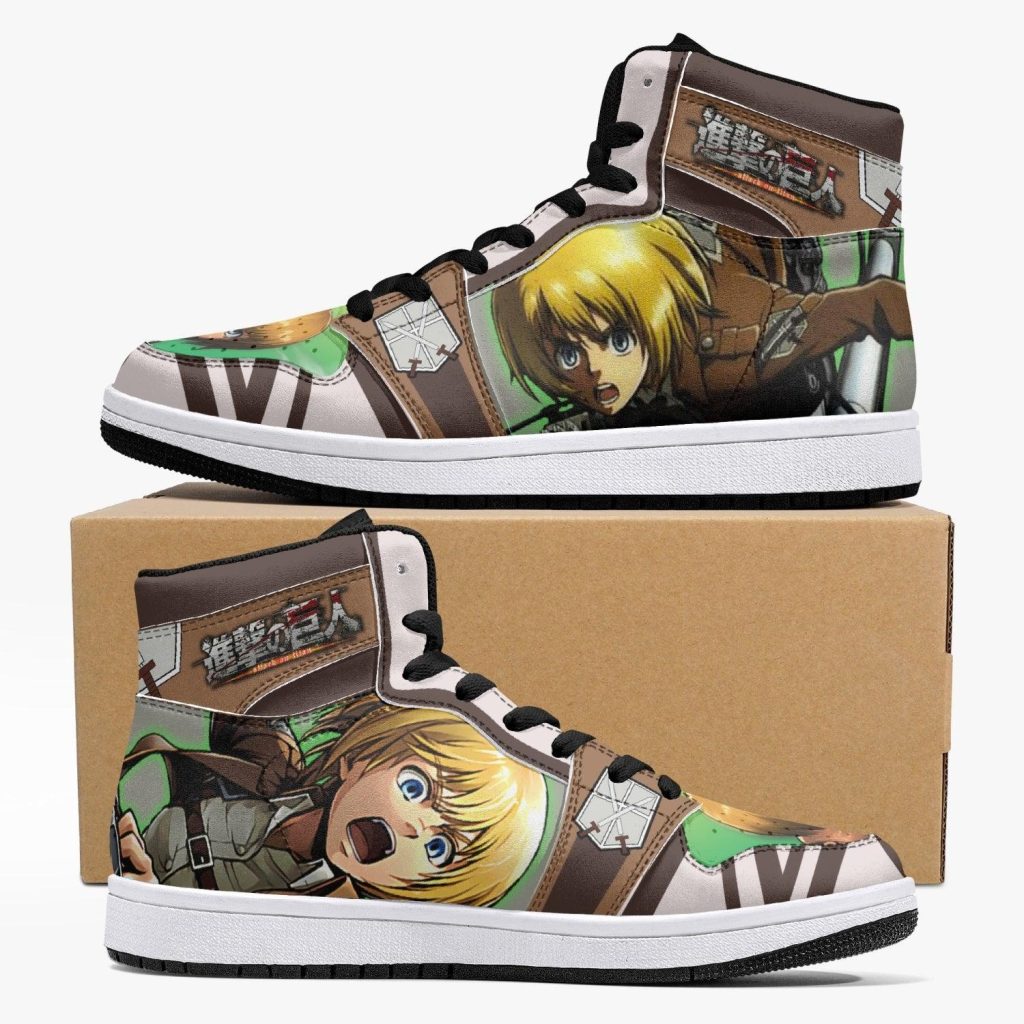 armin arlert training corps attack on titan j force shoes - Anime Shoes World