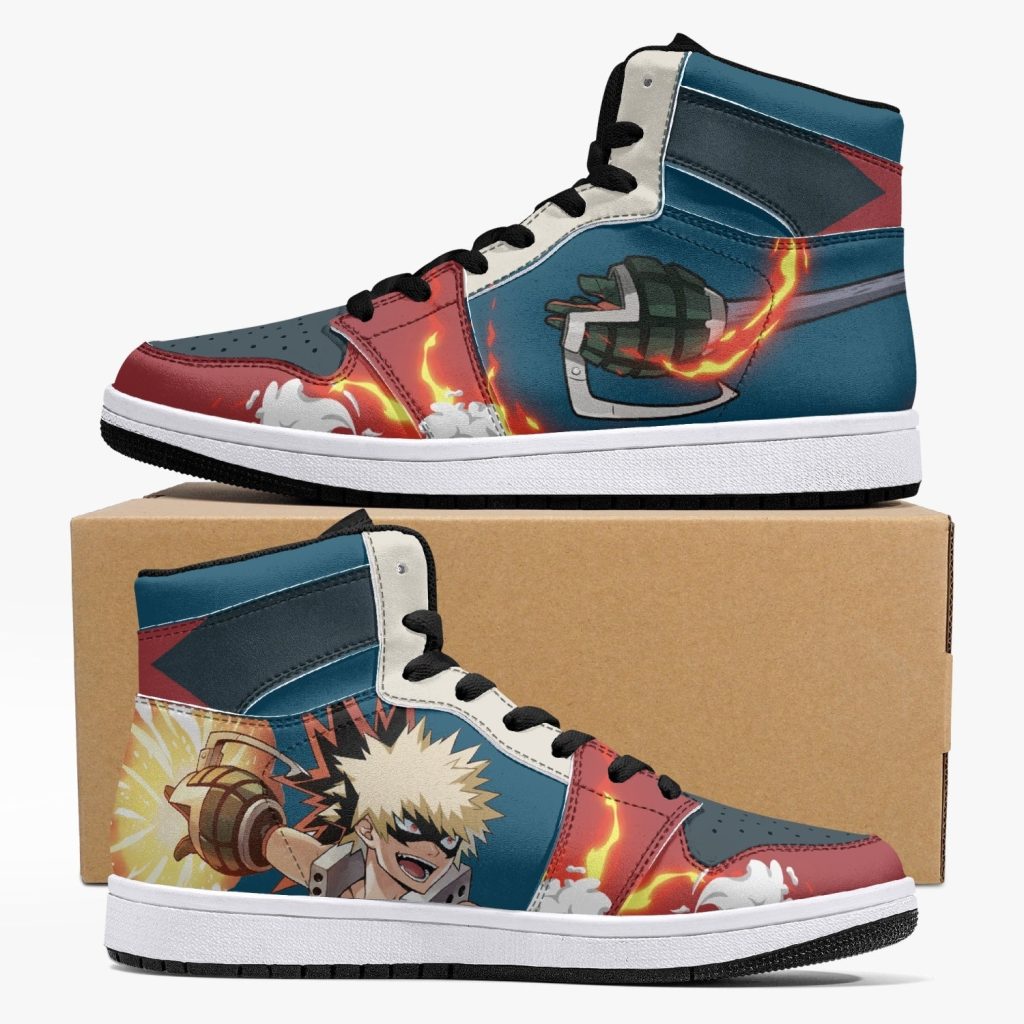 bakugo hand my hero academia j force shoes - Anime Shoes World