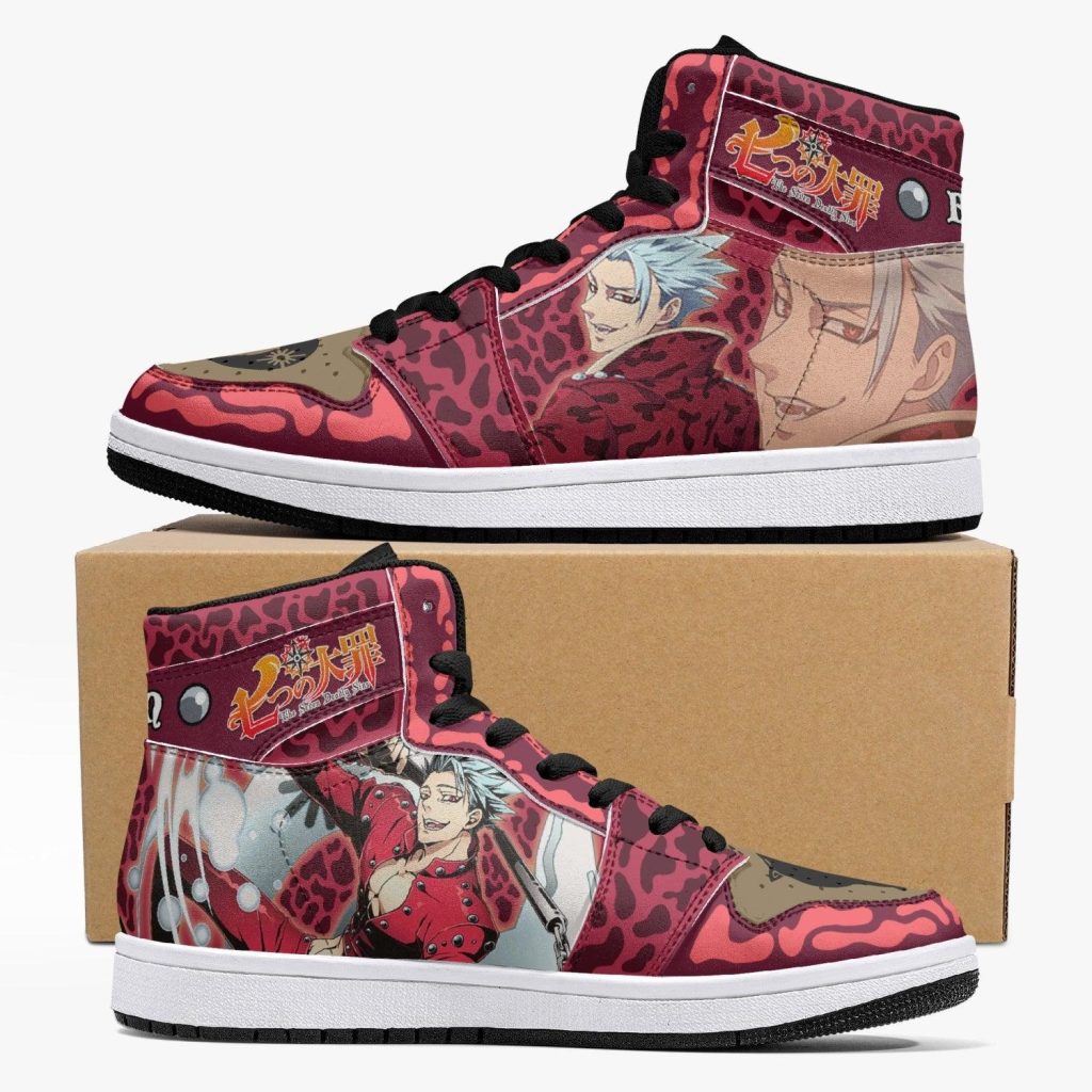 ban purgatory seven deadly sins j force shoes - Anime Shoes World