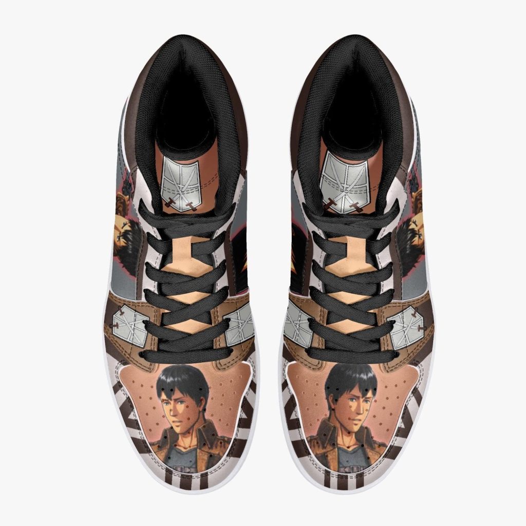 bertholdt hoover training corps attack on titan j force shoes 3 - Anime Shoes World