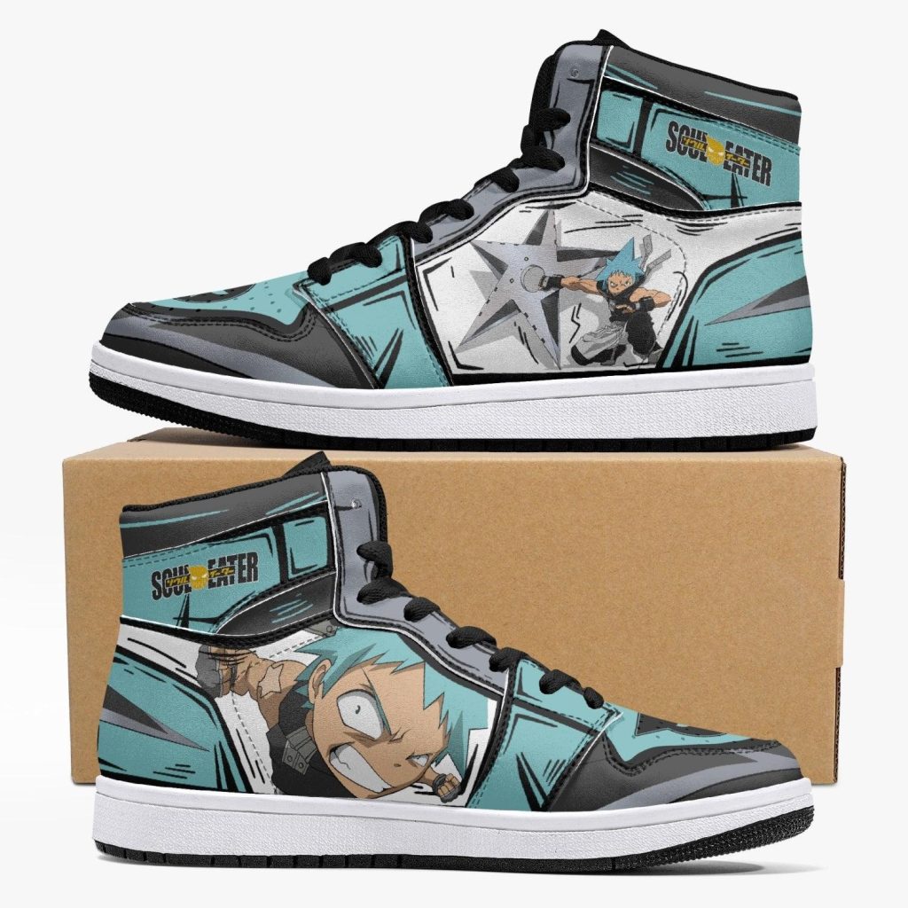 black star soul eater j force shoes - Anime Shoes World