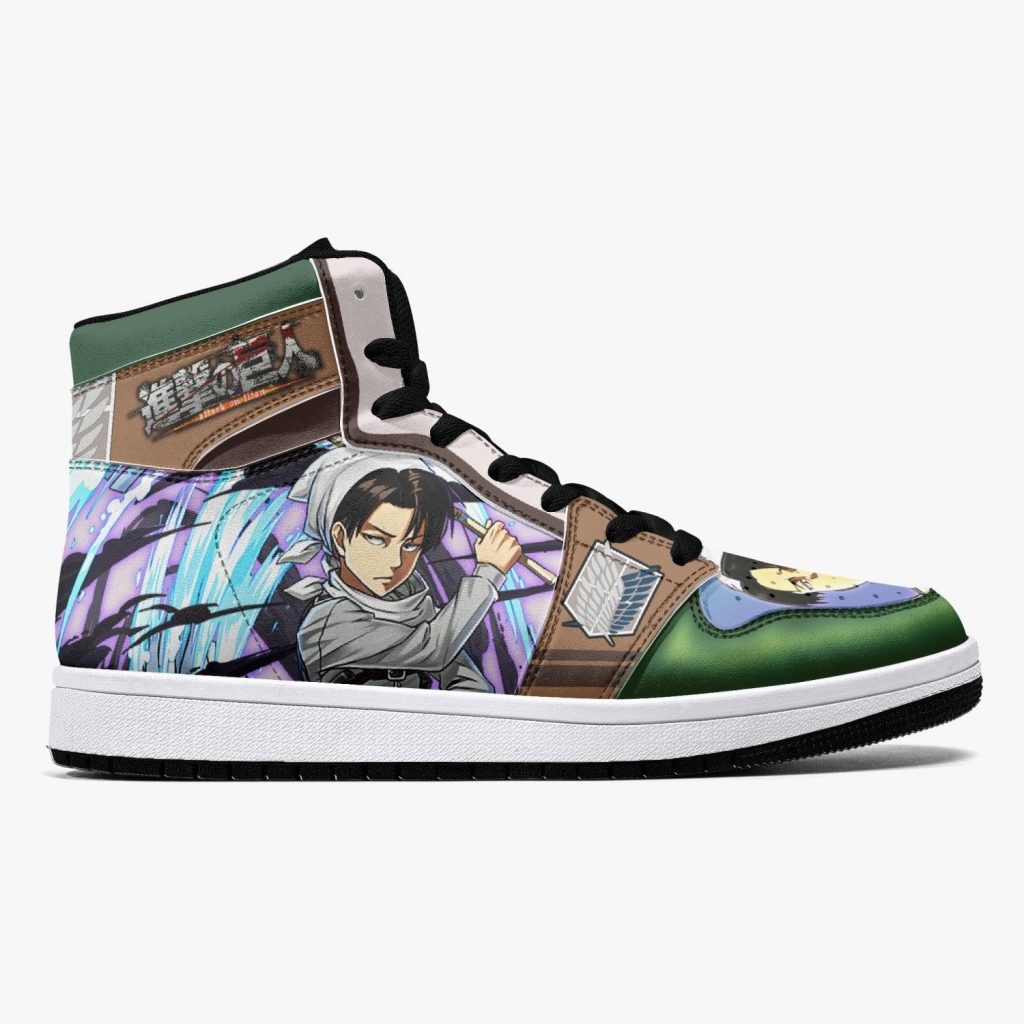 captain levi cleaner attack on titan j force shoes 2 - Anime Shoes World