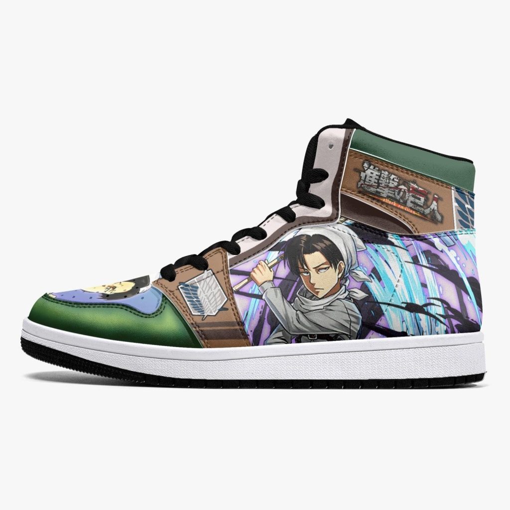 captain levi cleaner attack on titan j force shoes 7 - Anime Shoes World