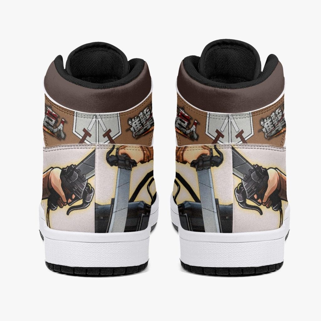 christa lenz training corps attack on titan j force shoes 3 - Anime Shoes World