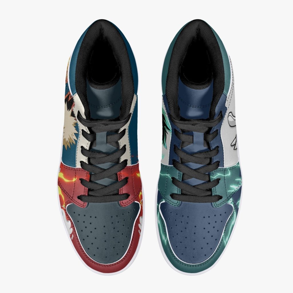 deku and bakugo my hero academia j force shoes 3 - Anime Shoes World