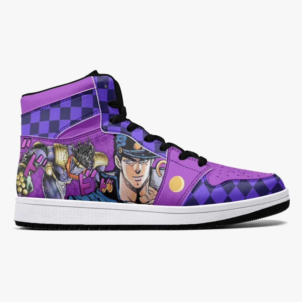 dio brando vs jotaro kujo jojos bizarre adventure j force shoes 2 - Anime Shoes World