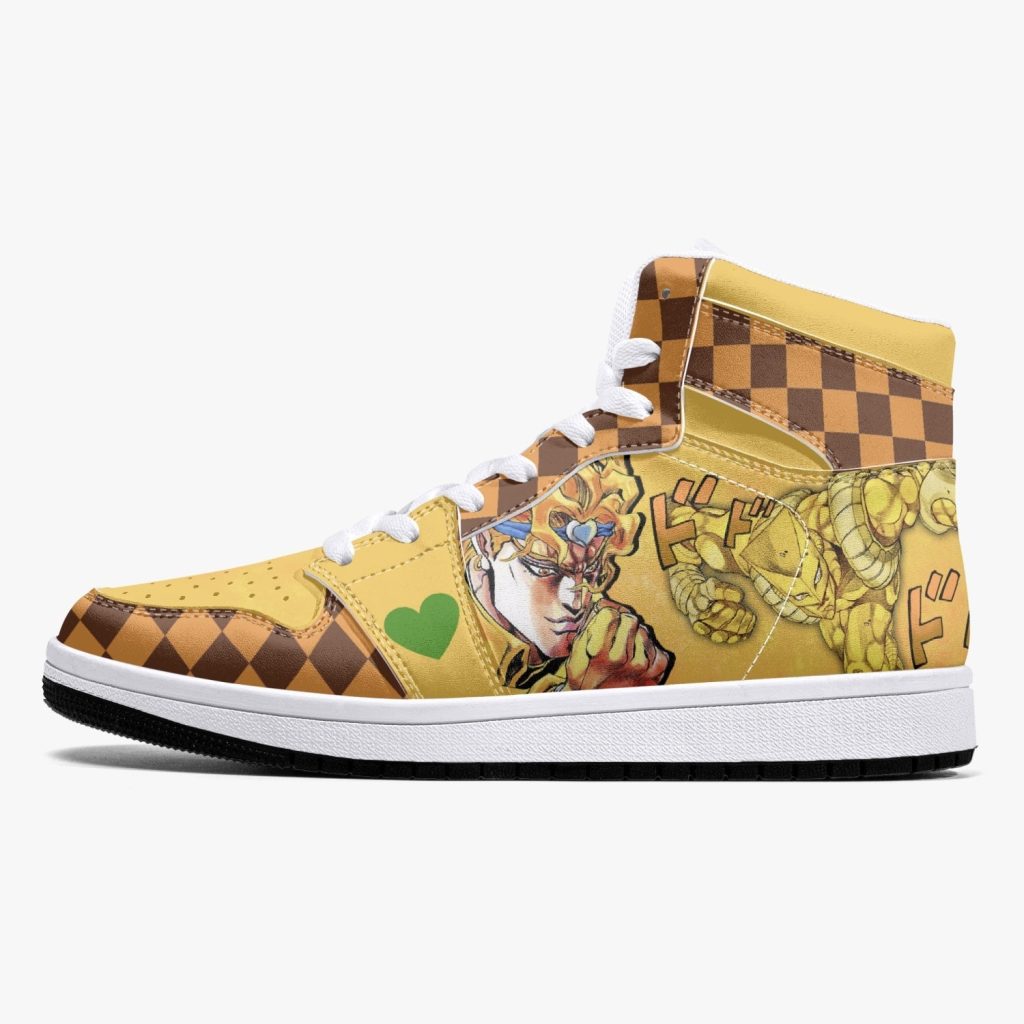 dio brando vs jotaro kujo jojos bizarre adventure j force shoes 7 - Anime Shoes World