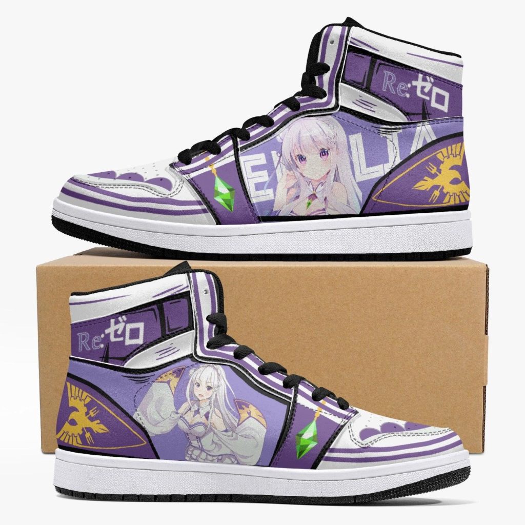 emilia rezero j force shoes - Anime Shoes World