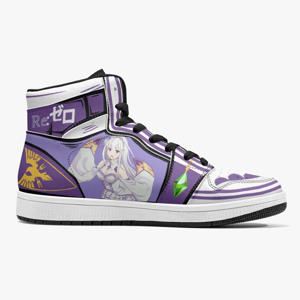 emilia rezero j force shoes 8 - Anime Shoes World