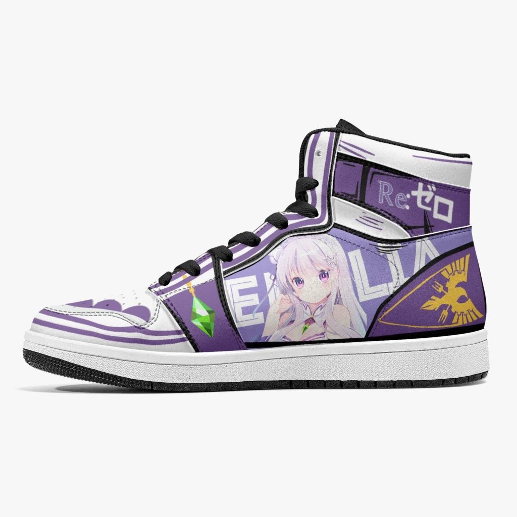 emilia rezero j force shoes 9 - Anime Shoes World