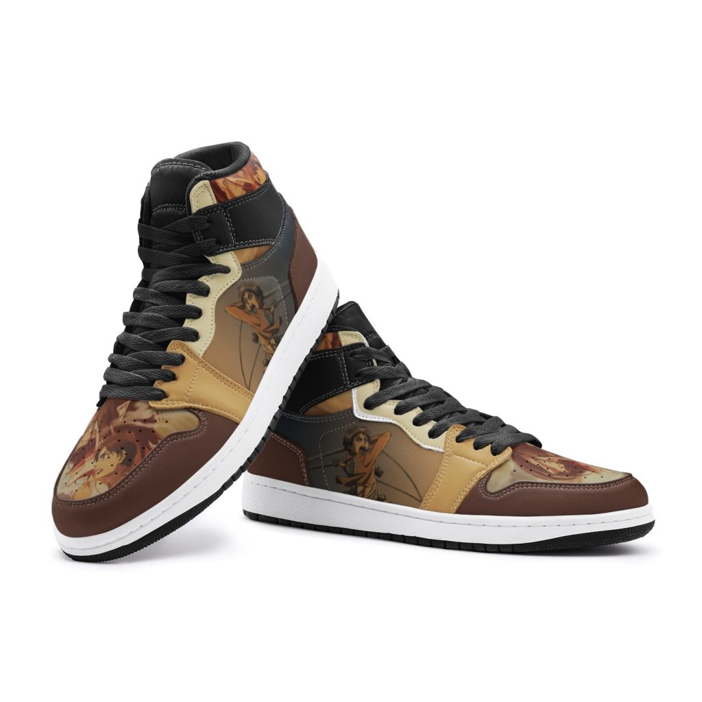 eren yeager attack on titan jd1 shoes 4 - Anime Shoes World